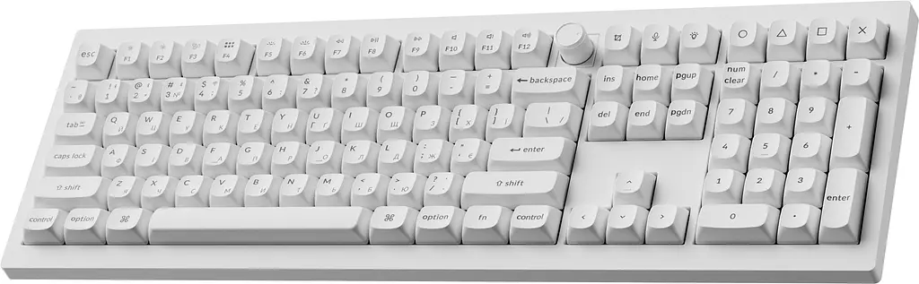 Клавіатура бездротова Keychron V6 Ultra Keychron Red Switch White RGB (V6U-F1-UA) - фото 4