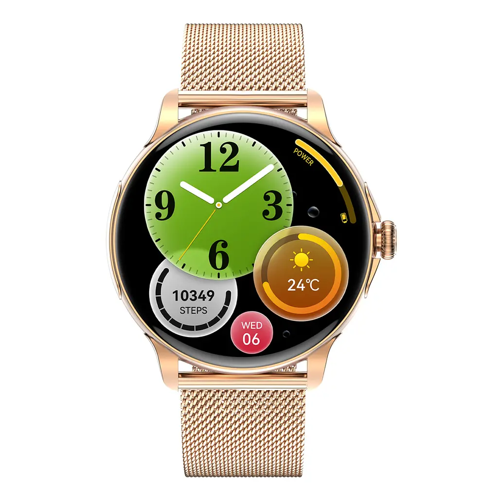 Годинник Smart Holiday Gold Steel, 2 ремінця - фото 3