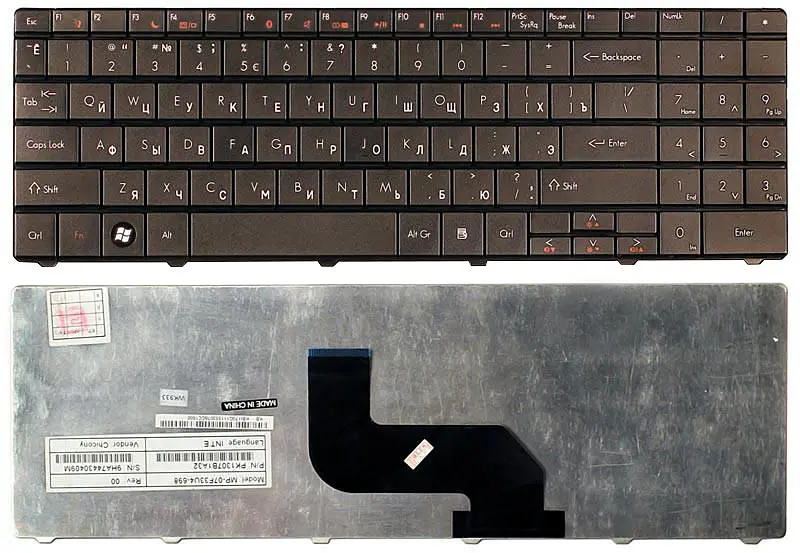 Клавіатура для ноутбука Acer Packard Bell (TJ61, TJ65. Gateway - фото 3