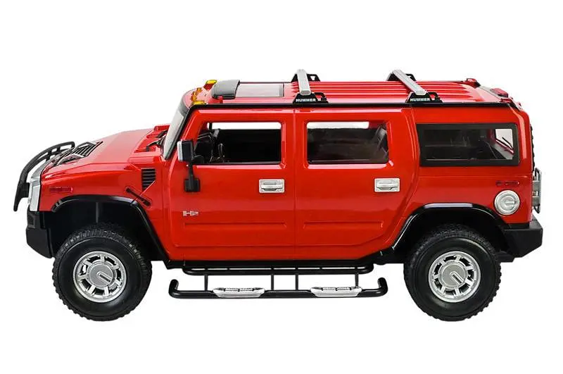 Машина на радіокеруванні PM1401RED, 1:14 HUMMER H2, червоний колір, на акумулятор, в коробці 49x23x23 см. POWERMOTORS - фото 3