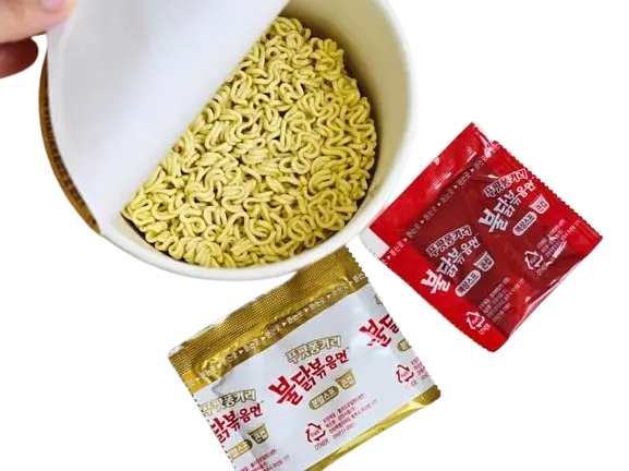Локшина швидкого приготування Samyang Buldak Stir-fried Noodles Phu Patpong Curry 105г - фото 4