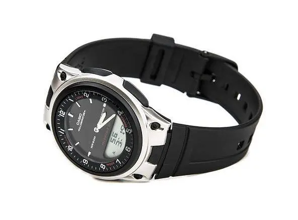 Годинники наручні чоловічі чорні кварцові оригінальні Японія Casio Collection AW-80-1AVES - фото 2