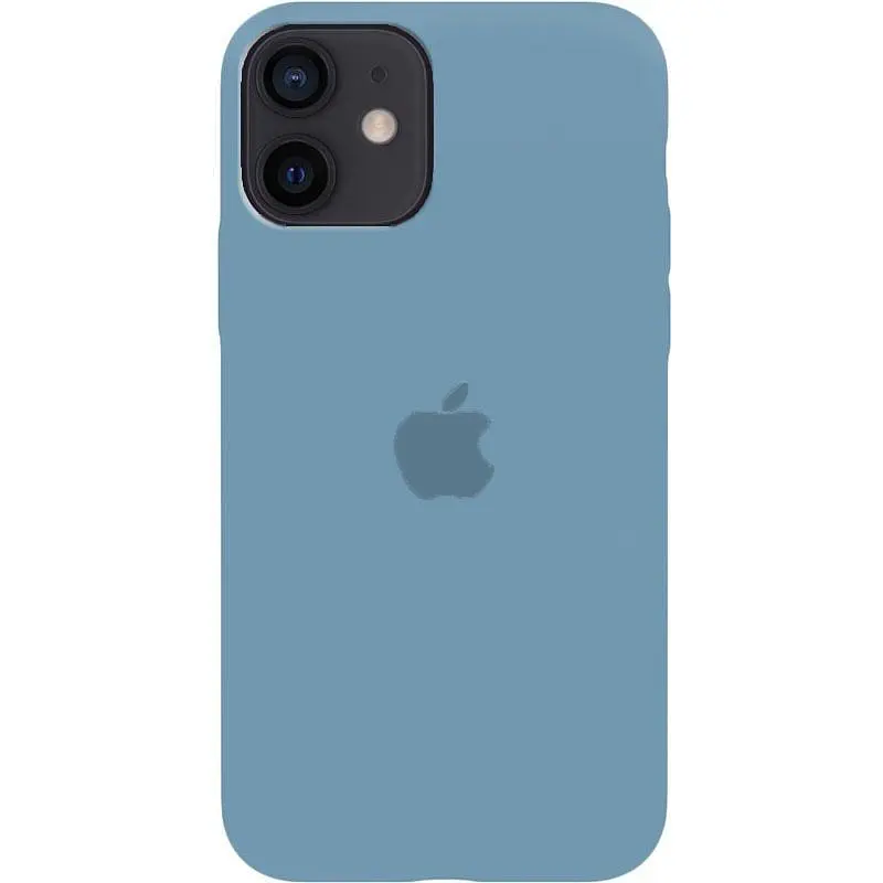 Чохол-накладка Toto Silicone Full Protection Case Apple iPhone 12/12 Pro Navy Blue - фото 2