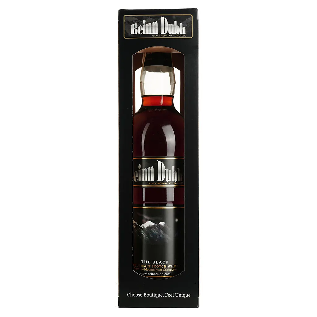 Віскі Beinn Dubh he Black 43% 0.7 в подарунковій упаковці - фото 2