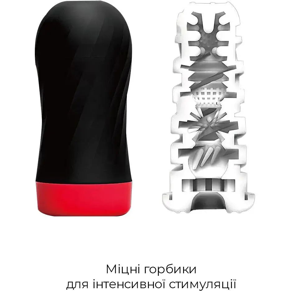 Мастурбатор Tenga Air-Tech Twist Tickle Red - фото 3