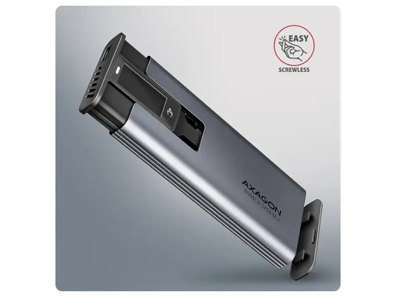 Кишеня для накопичувача AXAGON Display Box (EEM2-SD2) - фото 3