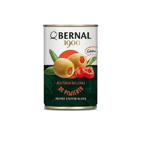 Оливки Bernal фаршировані перцем 292г
