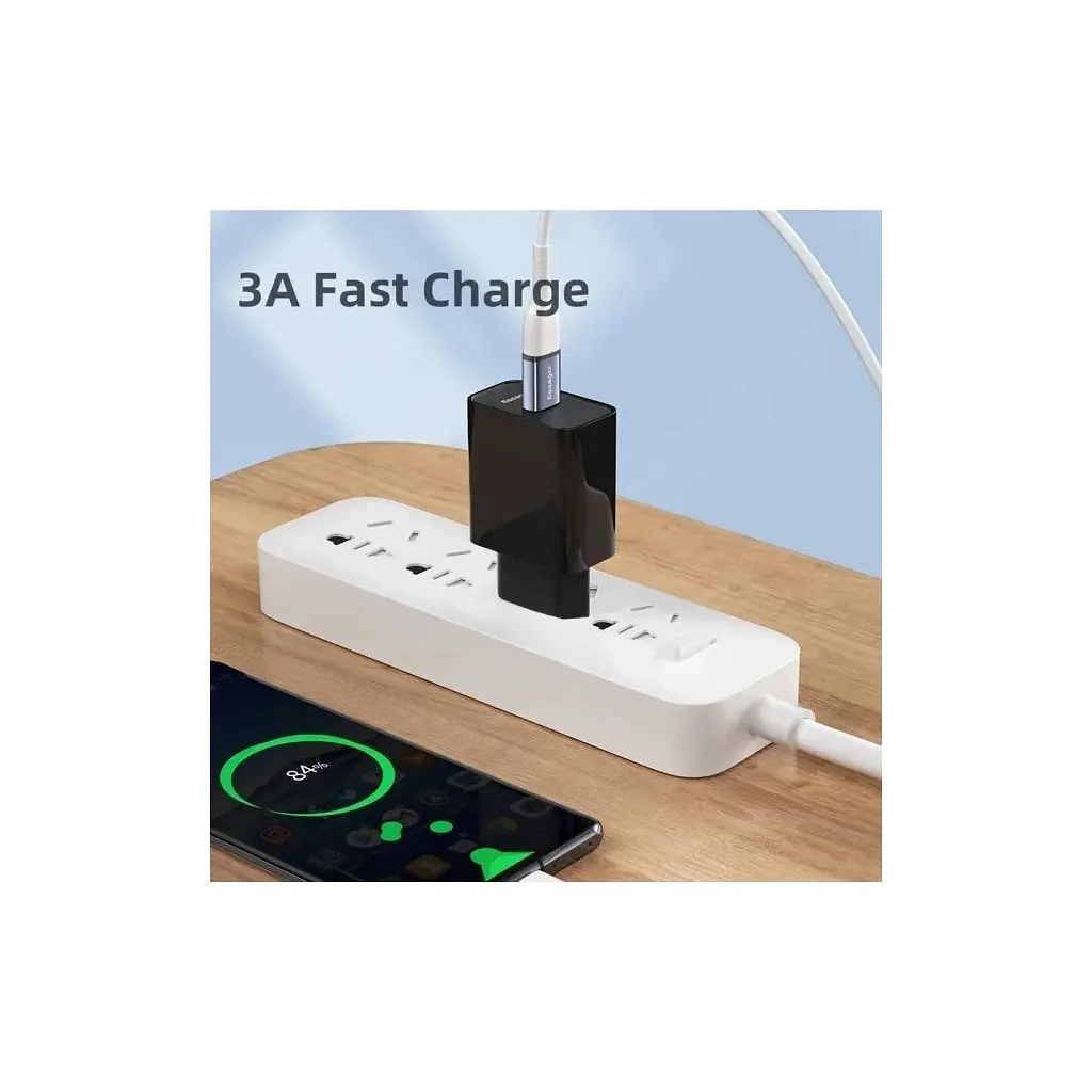 Перехідник OTG USB 3.0 AF to USB-C M gray Essager (EZJAC-SRA0G) - фото 5