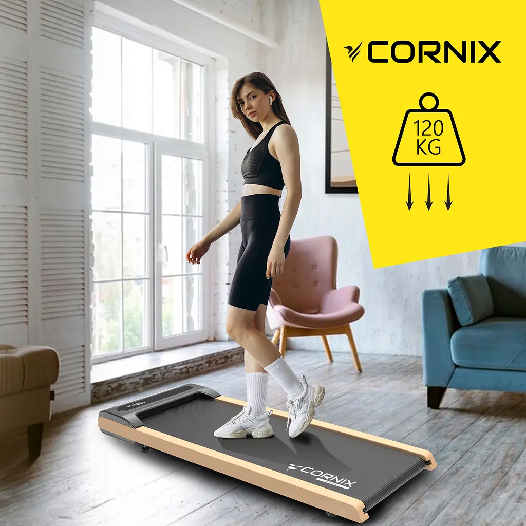 Беговая дорожка для ходьбы Cornix Diana Walking Pad Oak Wood - фото 2