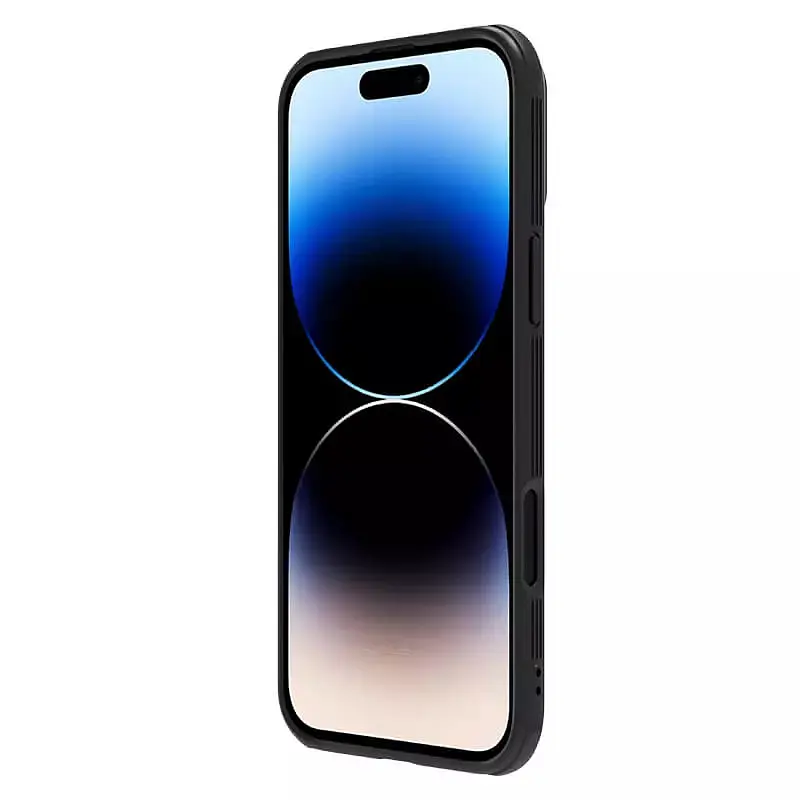 Карбонова накладка Nillkin CamShield Pro для Apple iPhone 16 Pro Max (6.9) Black - фото 4