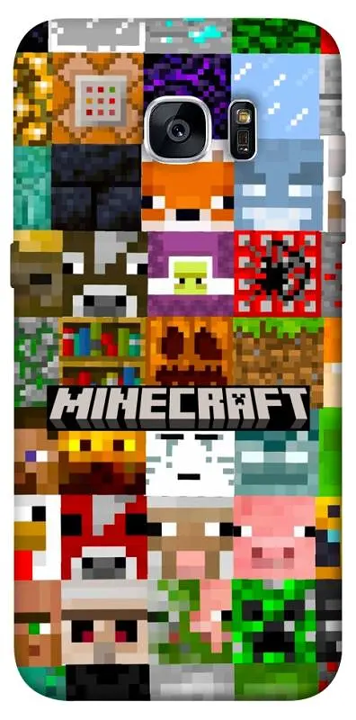Чохол Demsky Minecraft collage для Samsung G935F Galaxy S7 Edge