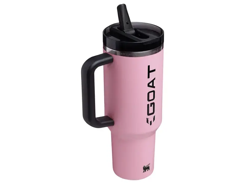 Термокухоль Stanley Quencher ProTour Flip Messi GOAT 1.17 л Pink (10-12486-088) - фото 2