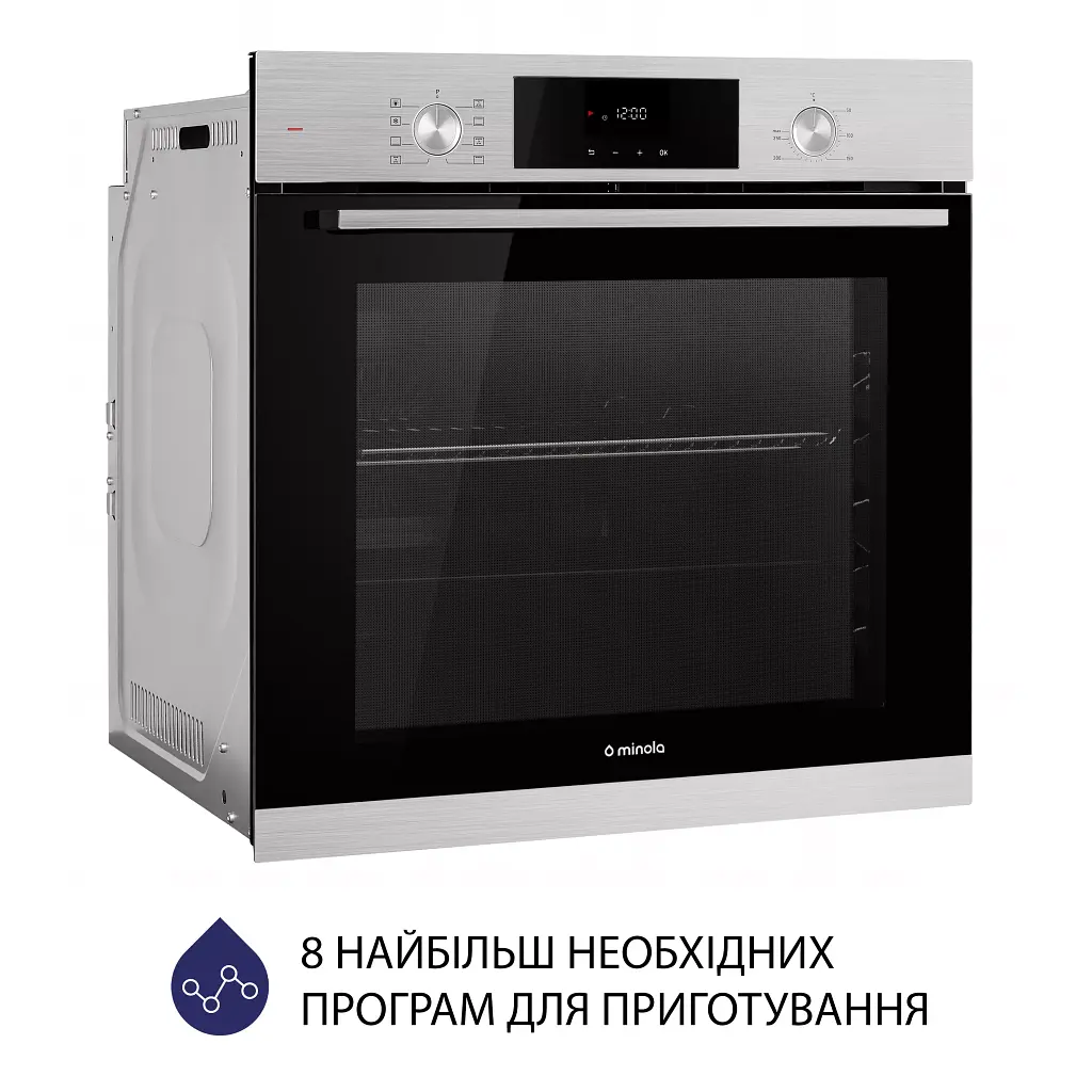 Духова шафа електрична Minola EOD 6804 INOX - фото 3