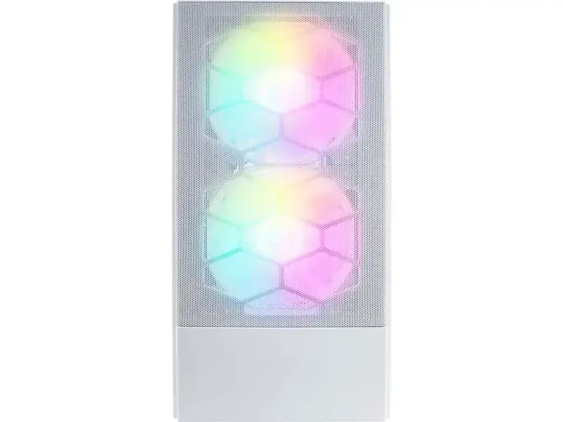 Корпус 1stPlayer X4-M-WH-2F1P-W-1F1-W - фото 4