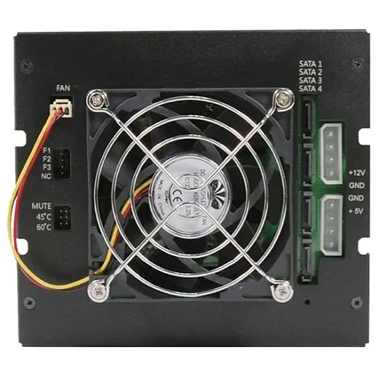 Бекплейн Chieftec CMR-3141SAS 3x5.25" -> 4x3.5" HDDs Hot-Swap Metal - фото 3