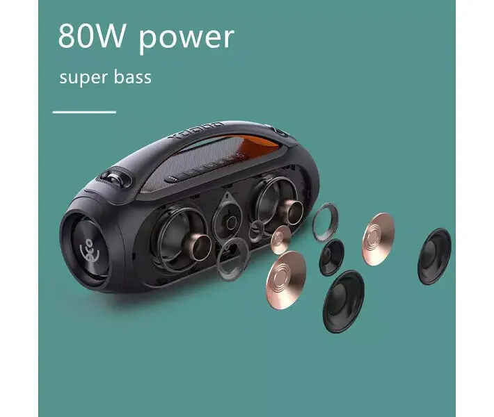 Акустика портативна Xdobo Vibe Plus 80W бездротова колонка - фото 5