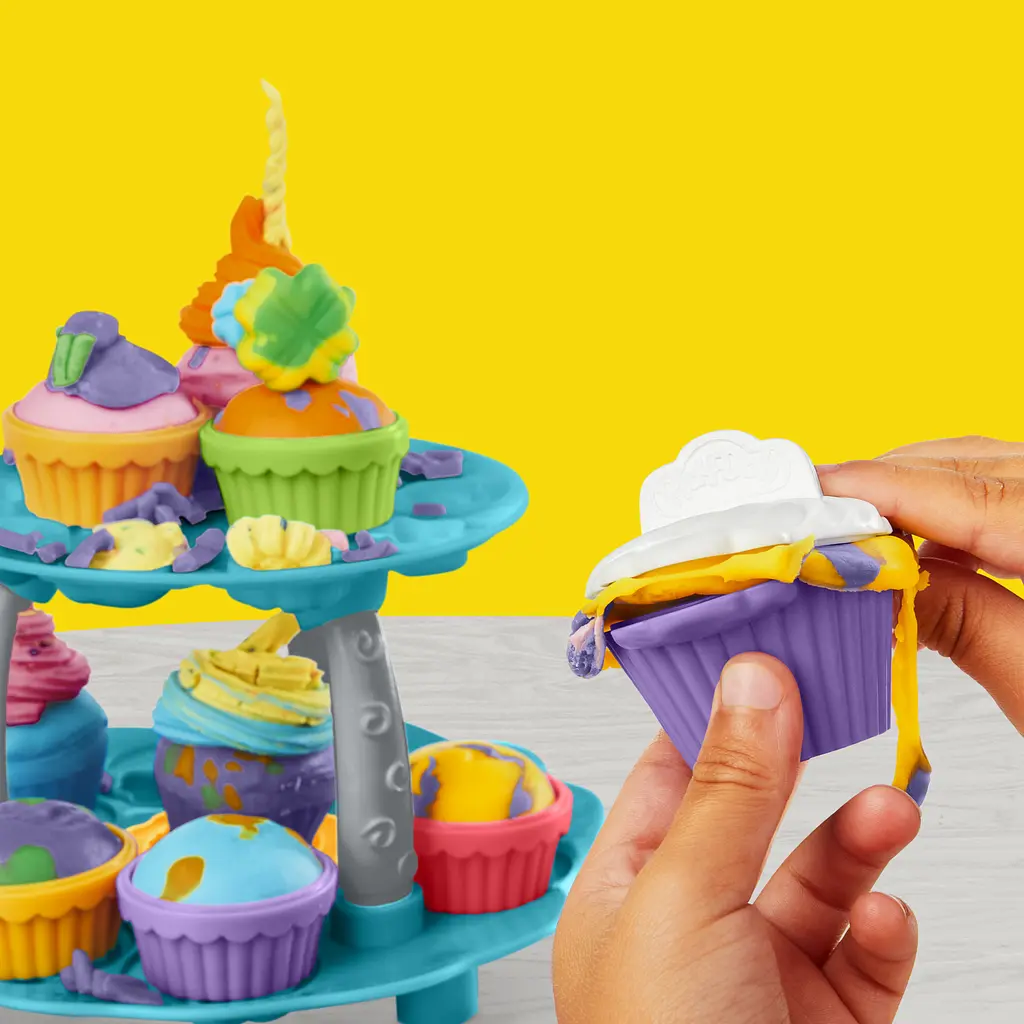 Набір для творчості Play-Doh Вежа капкейків з масою для ліплення (G0529) - фото 4