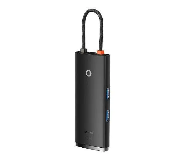 USB Хаб Baseus Lite Series 6-Port Type-C HUB Docking Station Type-C to HDXiaomi+USB3.0*2+PD+TF WKQX050101 Black - фото 3