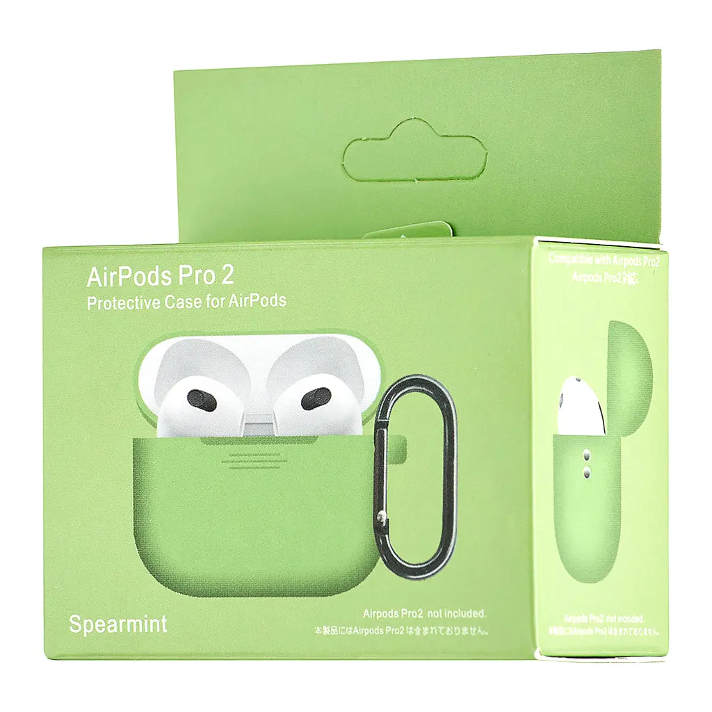 Чохол Silicone Case 1,2mm for AirPods Pro 2 Spearmint - фото 2