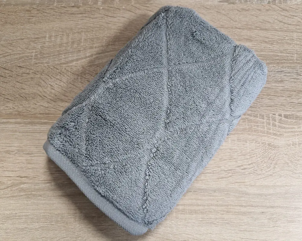 Набір турецьких махрових рушників Cestepe MicroCotton Premium 3 штуки 50x90 Voli 2 щільність 600 г/м2 - фото 7