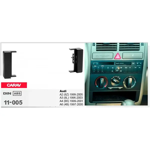Переходная рамка Audi A2, A3, A4, A6 Carav 11-005 - фото 4