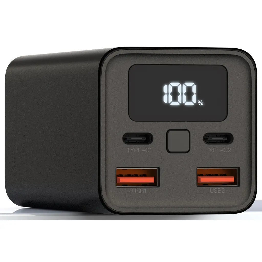Батарея універсальна XO 20000mAh, PD/65W for laptop, QC/22.5W, black (PB97_Black) - фото 2