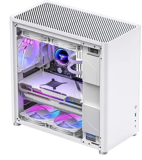 Корпус JONSBO D40 Aluminum White - фото 2