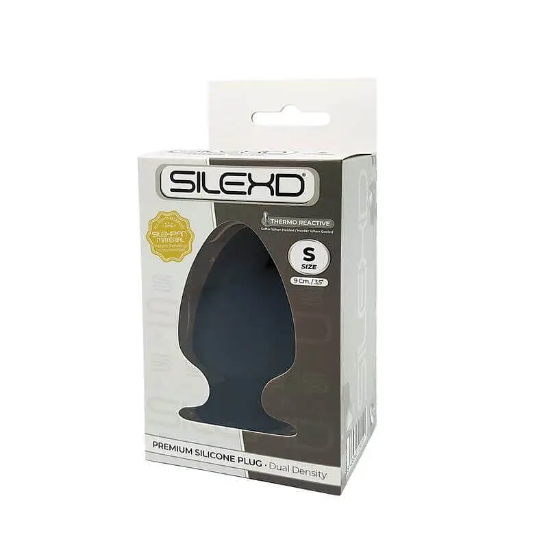 Анальна пробка SilexD (Model 1 size S) двошарова, силікон + Silexpan, діаметр 5см SILEXD SO2862 88319 - фото 3