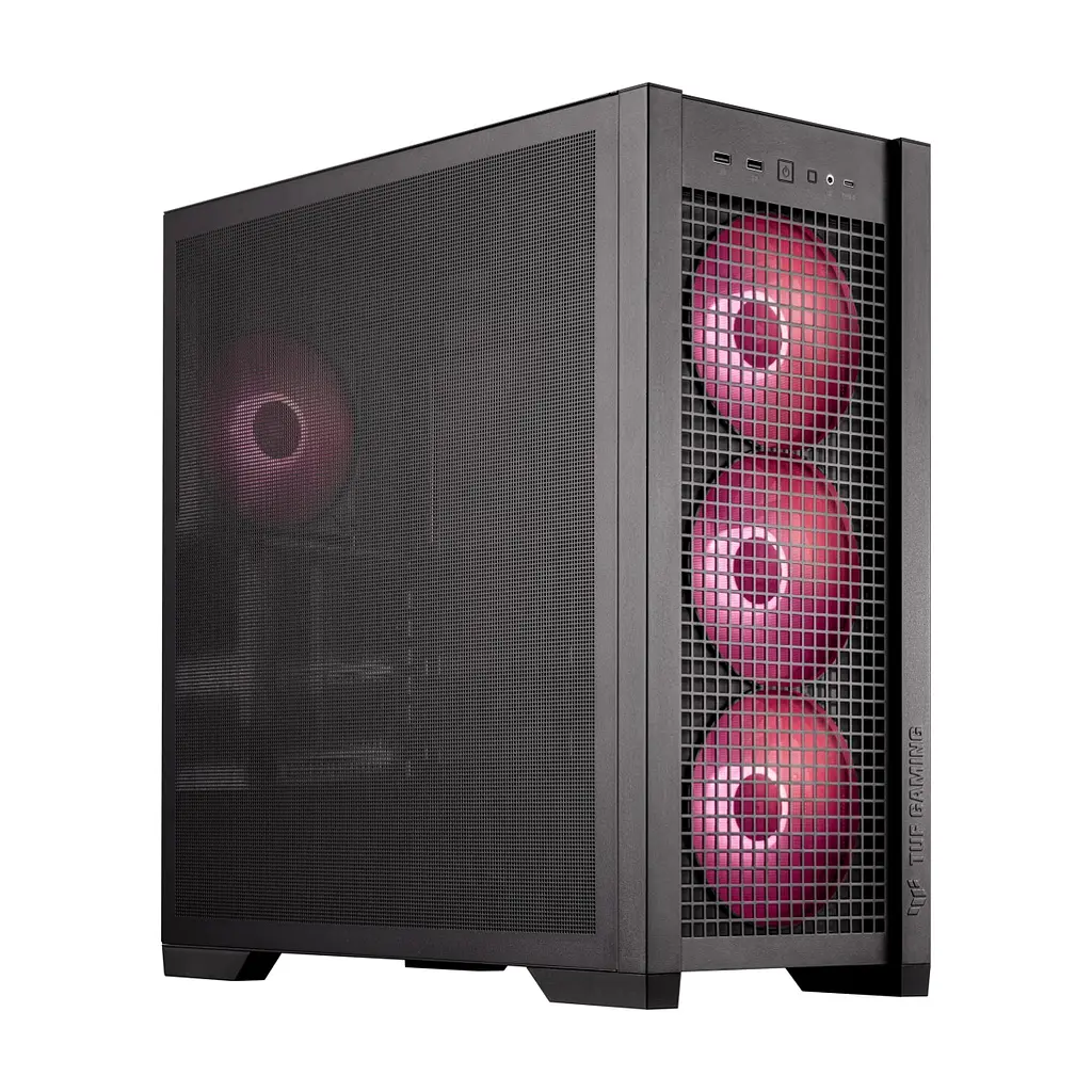 Корпус для ПК ASUS TUF Gaming GT302 ARGB Black (90DC00I0-B19000)