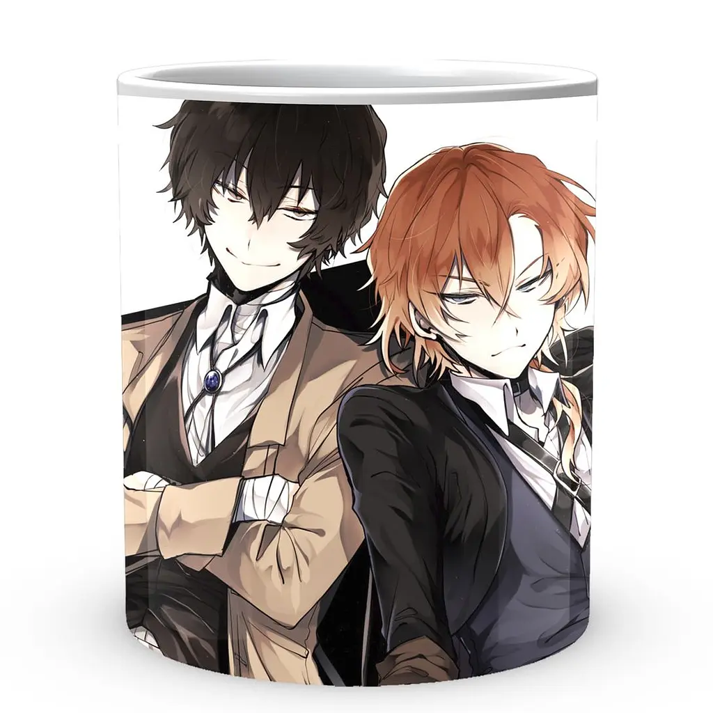 Кружка GeekLand Bungou Stray Dogs Проза Бродячих Псов Чуя Дазай BSD 28 330 мл белая - фото 2