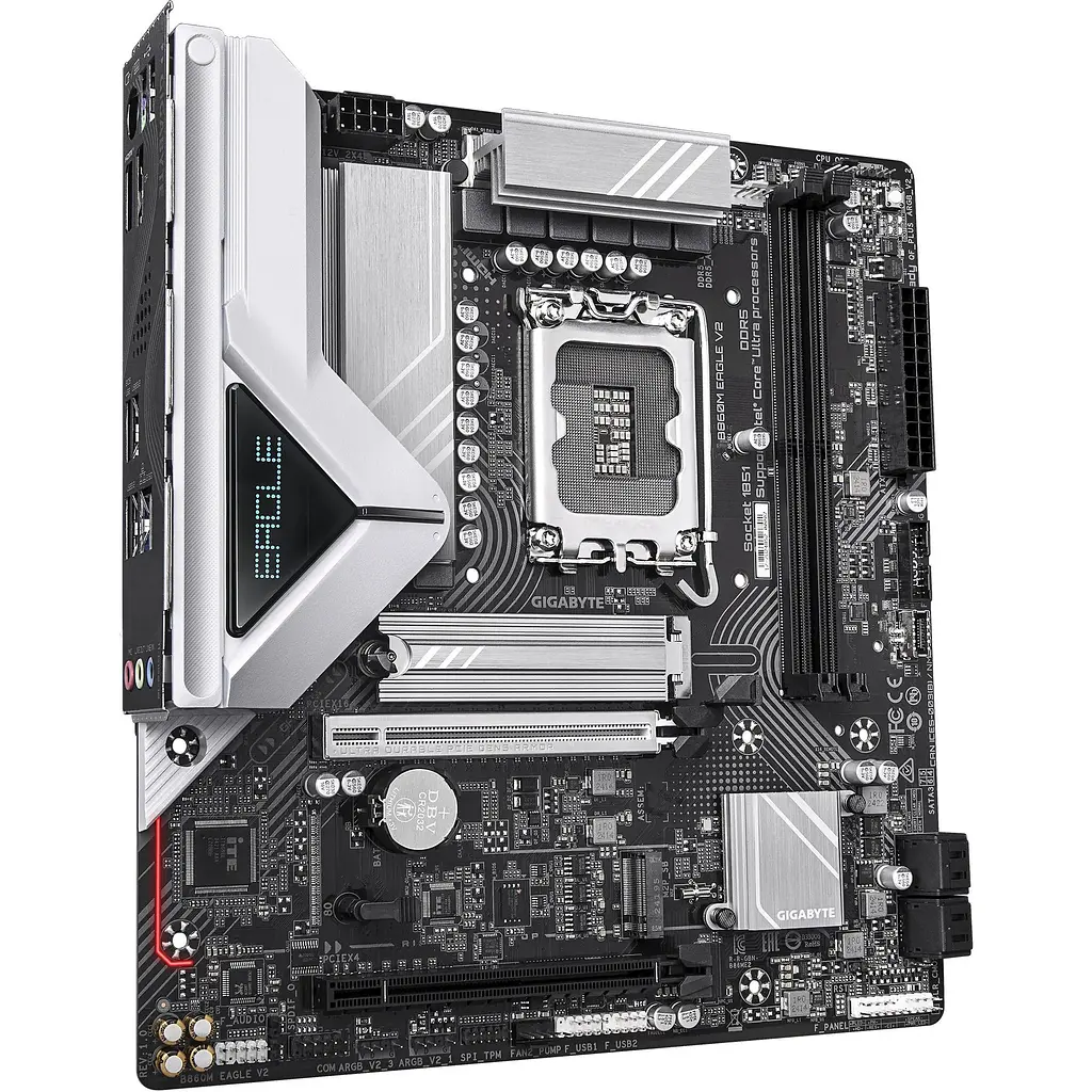 Материнська плата Gigabyte B860M EAGLE V2 s1851 B860 2xDDR5 M.2 HDMI DP mATX - фото 2