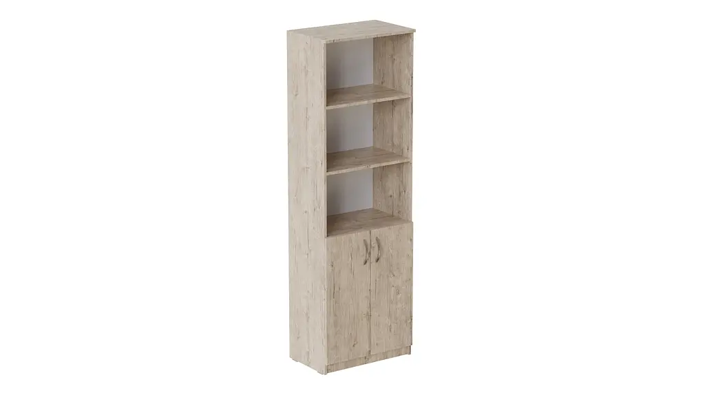 Шафа Анжело Ferrum-decor на 5 полиць з 2 дверима 1900x600x380 ДСП Дуб Сан-Марино 16 мм (FRD-104996) - фото 3