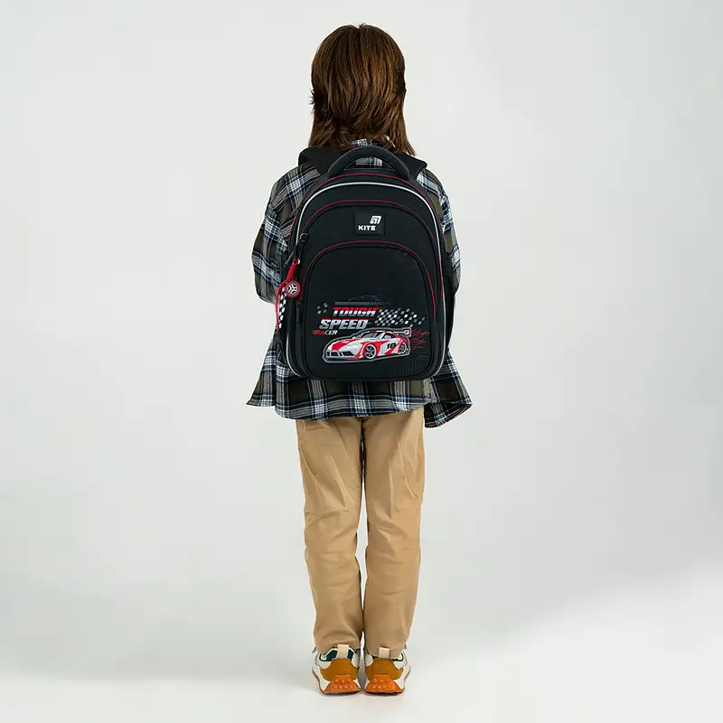 Рюкзак для початкової школи Kite Education 763S Speed Racer Чорний (K26-763S-2) - фото 17