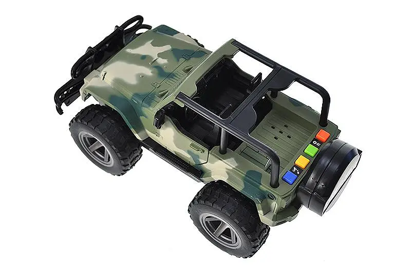 Іграшкова машинка позашляховик Wenyi Jeep 1:16 інерційна WY391A в коробці р.27,5х14х16см - фото 4