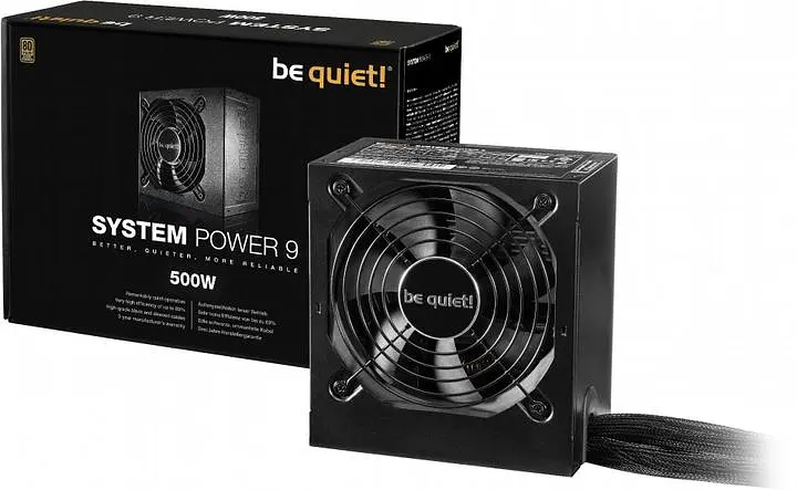 Блок живлення Be quiet! System Power 9 500W (S9-500W) Б/в - фото 3