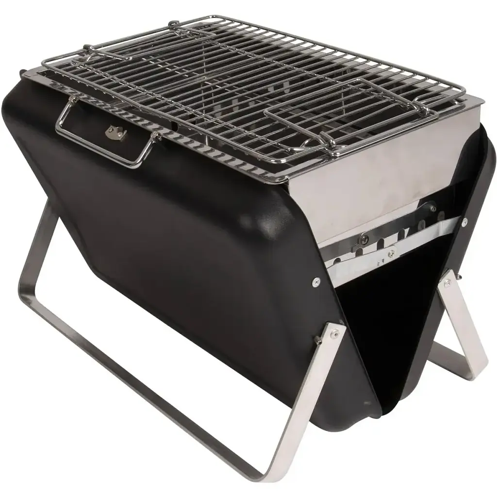 Гриль угольный чемодан Bo-Camp Irvin Black/Silver (8108380) - фото 2