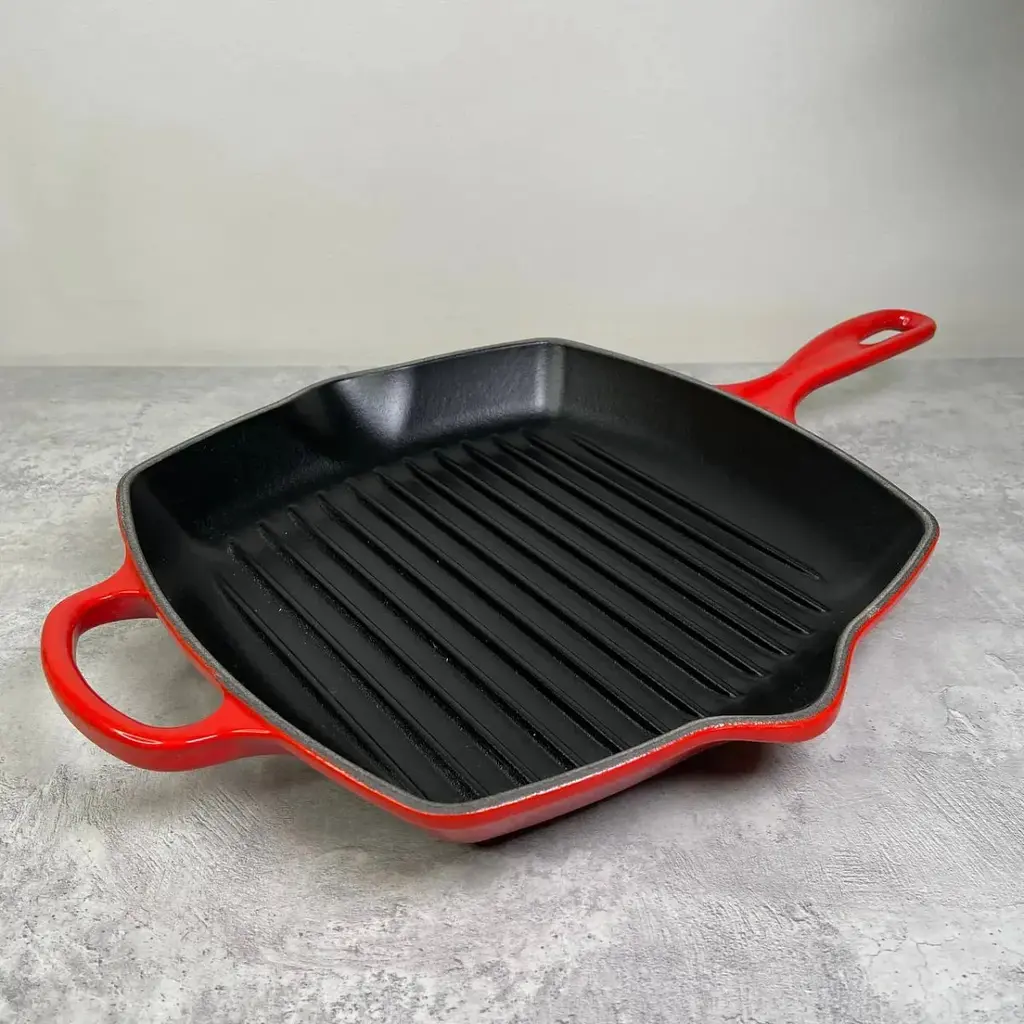 Сковорода-гриль Le Creuset Square Grillet 26 см вишнева 20183260600422 - фото 2