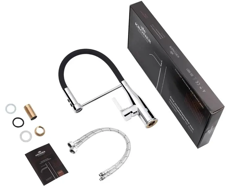 Смеситель для кухни Kroner KRP Ersel - C03111BLK ((CV033804)) - фото 8