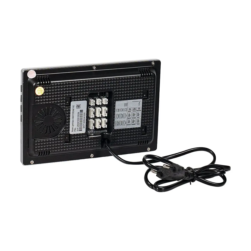 Відеодомофон 7" Light Vision AMSTERDAM FHD Grey (82-00237) - фото 8