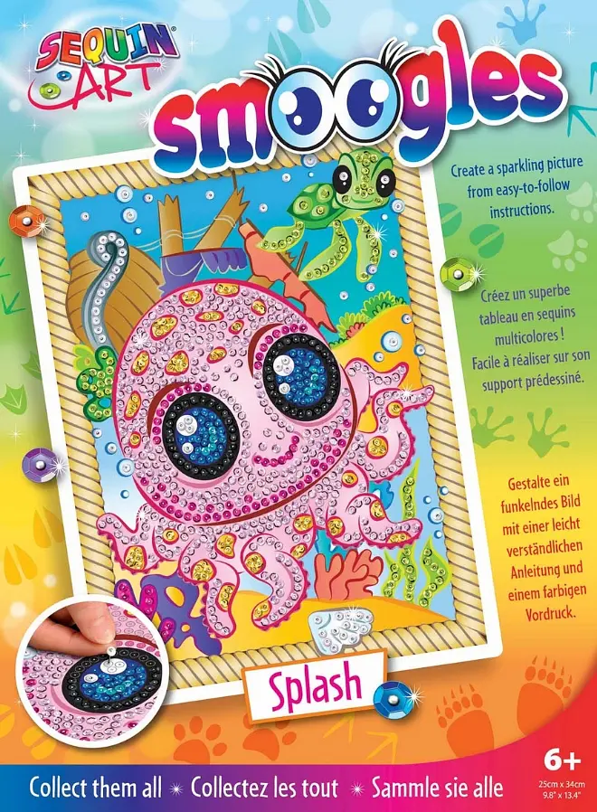 Набір для творчості Smoogles Восьминіг 25*34см Sequin Art det0017597 - фото 2