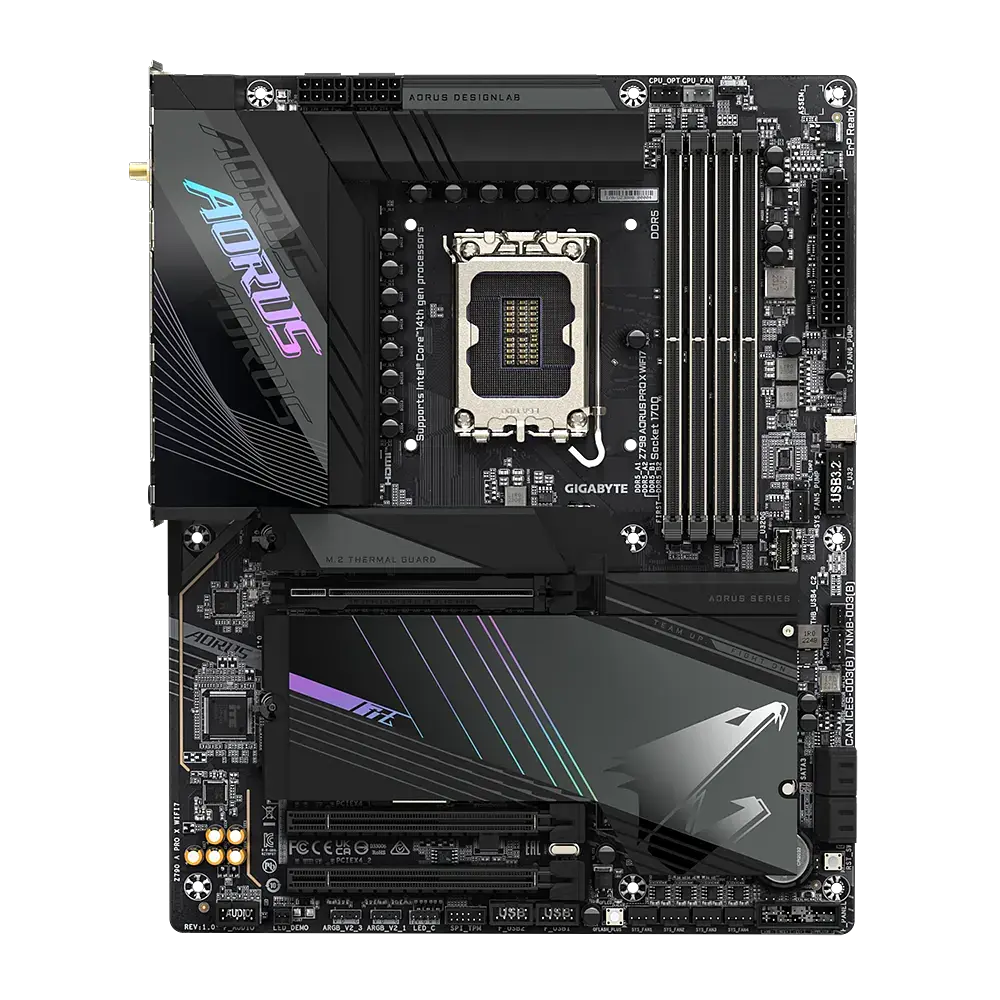 Материнська плата Gigabyte Z790 Aorus Pro X Wi-Fi7 LGA 1700 (Z790 AORUS PRO X WIFI7) Б/В - фото 4