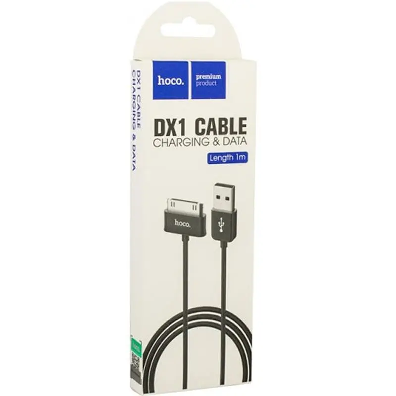 USB Cable Hoco DX1 P1000 Black 1m - фото 2