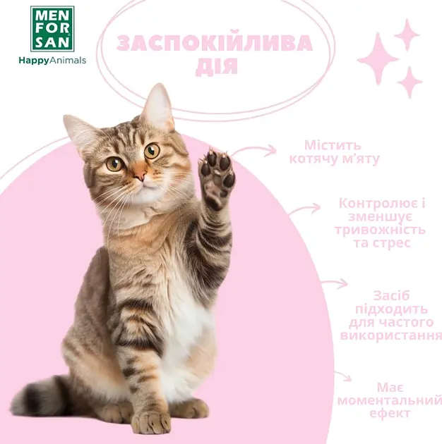 Спрей для котів Menforsan антистрес 125 мл - фото 4
