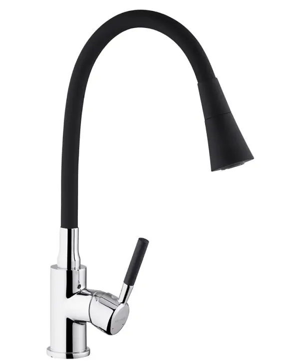 Змішувач для кухні Kroner KRM Kuche - C132BLK (CV033126) - фото 3