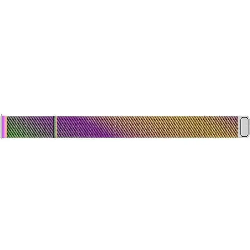 Ремінець до смарт-годинника BeCover Milanese Style для Samsung Galaxy (20mm)/Watch 5/ Watch 4.../Gear S2 Classic/Gear Sport Rainbow (707678) - фото 3