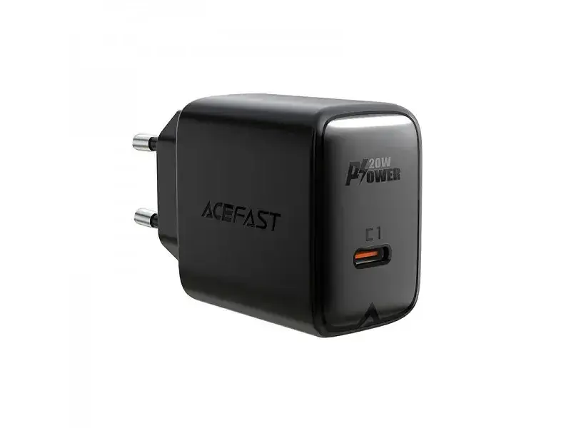 Мережевий зарядний пристрій Acefast A1 Fast Charge Wall Charger 20 W Black (6974316280033) - фото 3