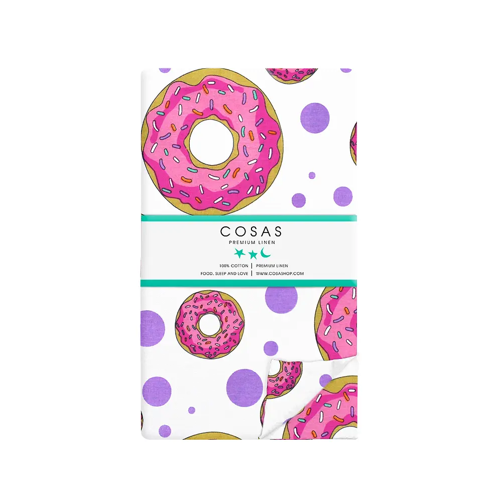 Дитяча постільна білизна в ліжечко SWEET DONUT WHITE COSAS (4822052057605) - фото 4