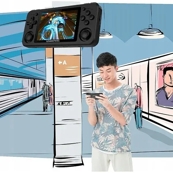 Ретро игровая приставка Anbernic RG351P 64GB White [102923] - фото 8