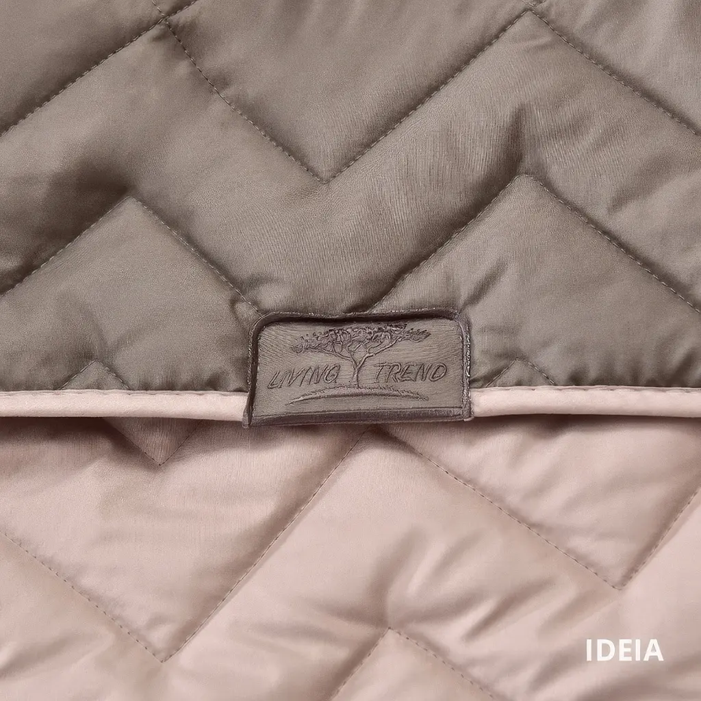 Покривало Ideia Izzi двостороннє 240х260 см сіро-бежеве (8-34587) - фото 2