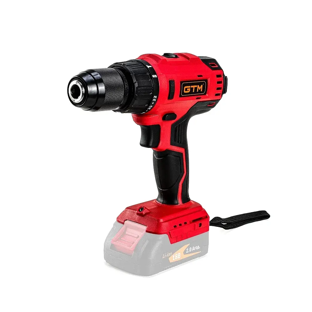 Шурупокрут акумуляторний ударний GTM DSI18/60BL (60 Нм, 13 мм, без акумулятора та зарядного пристрою) - фото 2